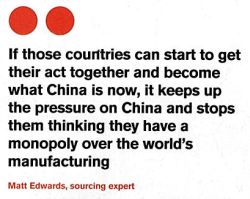 BRW Comments on the High Quality of Chinese Imports